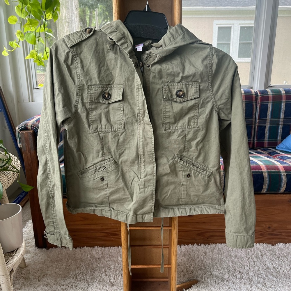 Women’s Army Green‎ Bongo Zip Up Jacket